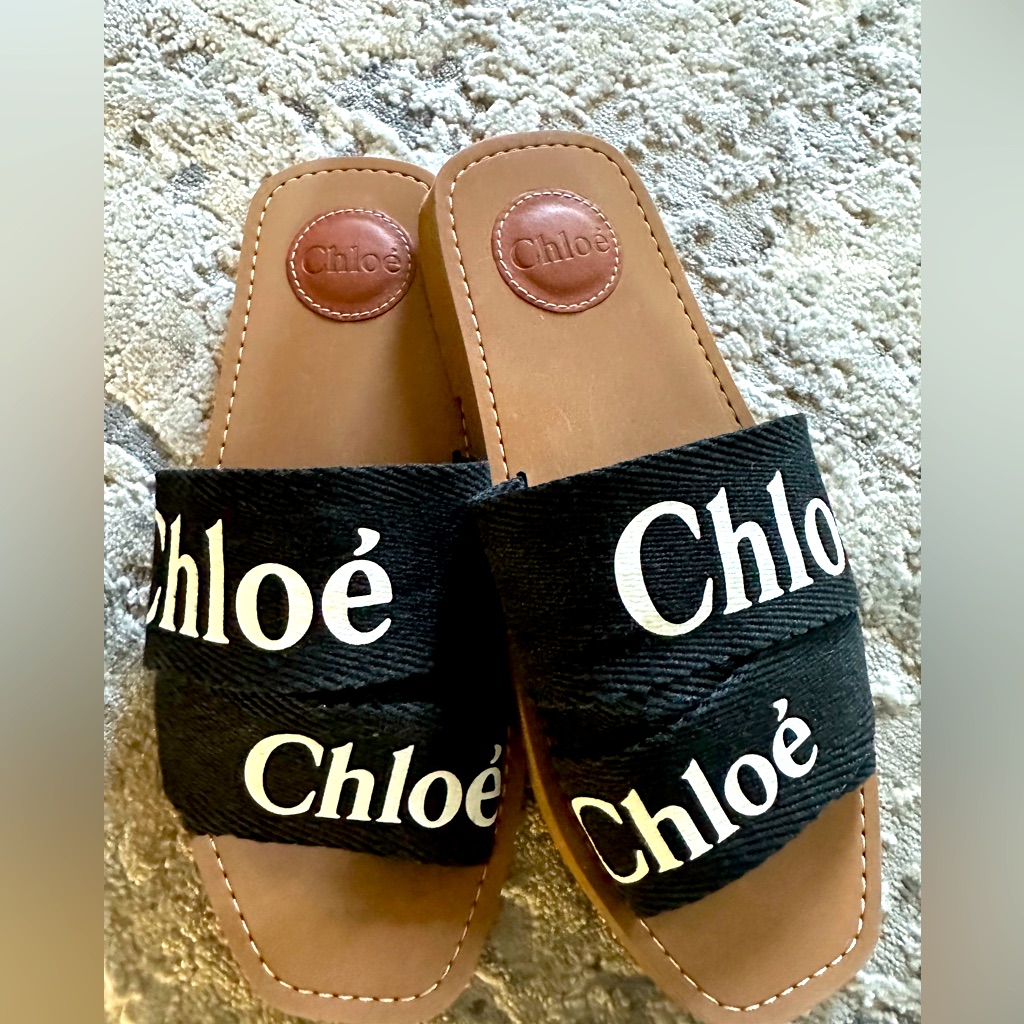Chloe Woody Slide Sandal